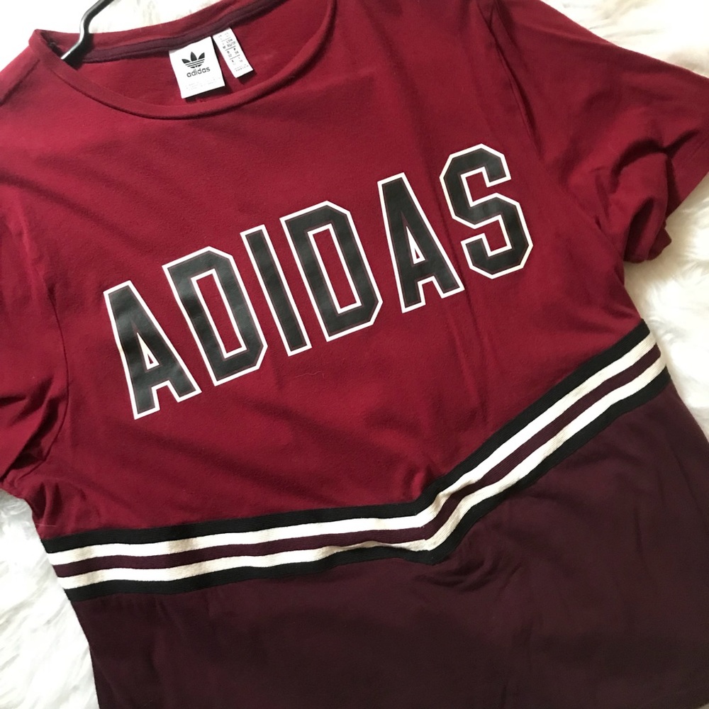 Adidas “Vintage Cheer” Oversized Tee